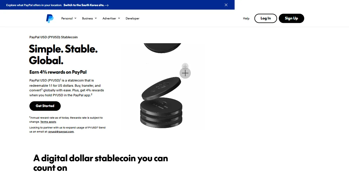 PayPal USD PYUSD 대표 이미지