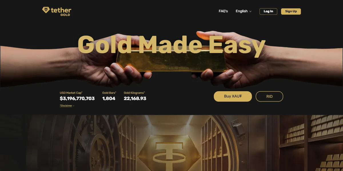 Tether Gold XAUT 대표 이미지